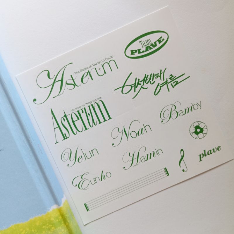 plave official stiker from asterum album bamby noah hamin yejun eunho