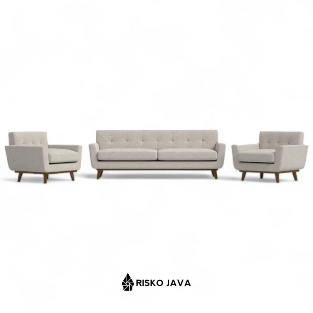Sofa Ruang Tamu  / Sofa Scandinavian Minimalis / Set Sofa Scandinavian Retro / Set Sofa Scandinavian