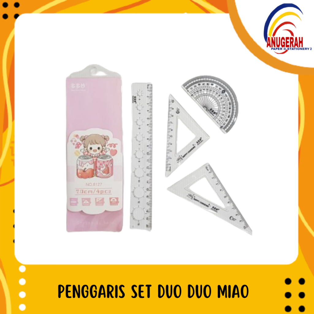 

PENGGARIS SET DUO DUO MIAO NO. 8127 (SET)