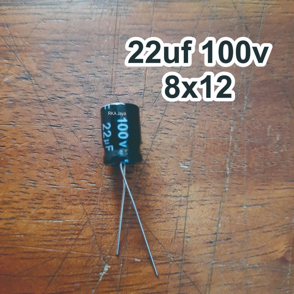 Kapasitor elco 22uf 100v