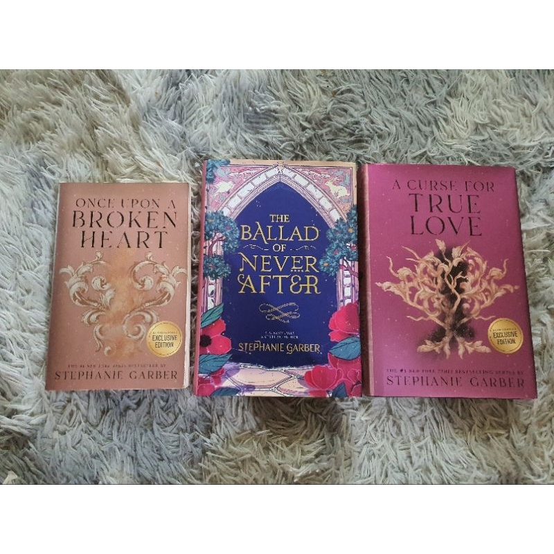 Once Upon A Broken Heart Trilogy Preloved PB HC