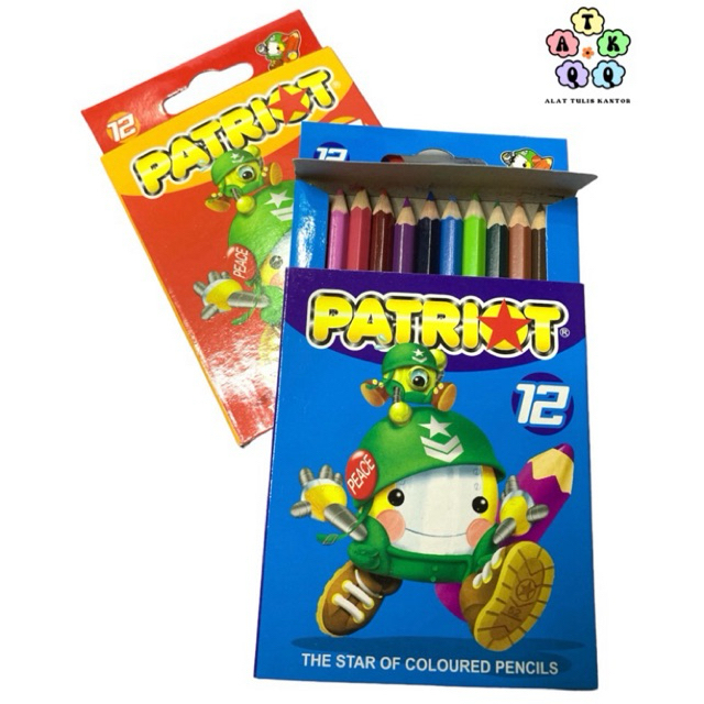 

PENSIL WARNA PATRIOT PENDEK/PENSIL WARNA MURAH/ECER PENSIL WARNA