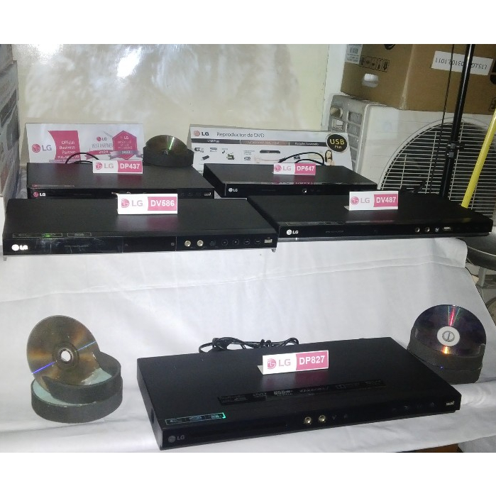 LG DVD PLAYER KARAOKE SERIES DP547 DP827 DP437 DV586 DV 487 SPECIAL EDITION EX PAMERAN