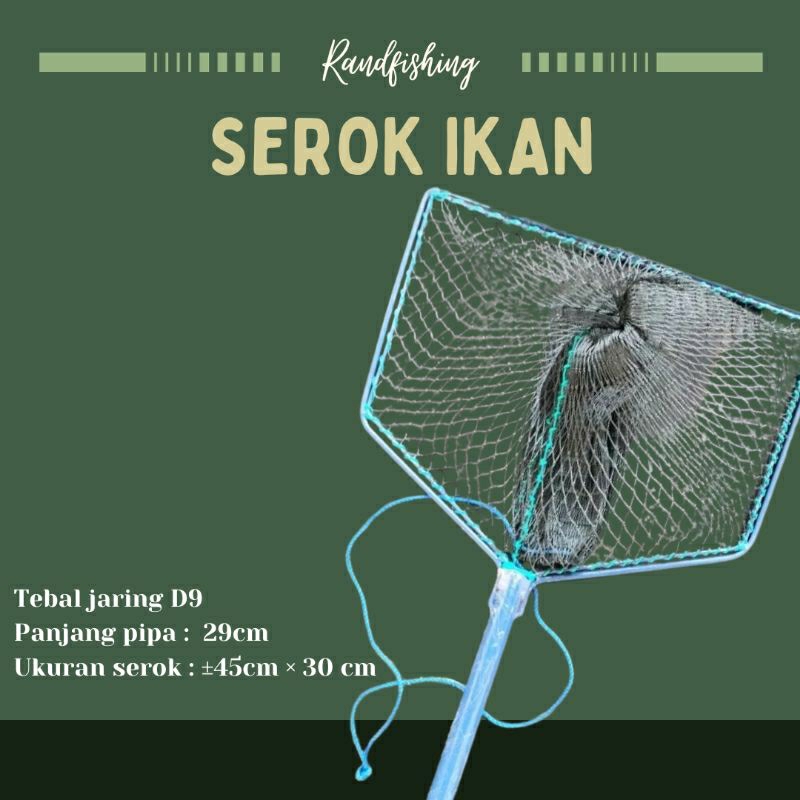 Serok Brojol Ikan Besar Konsumsi Lele,Mujair,Nila,Gurami Seser Bahan tepal