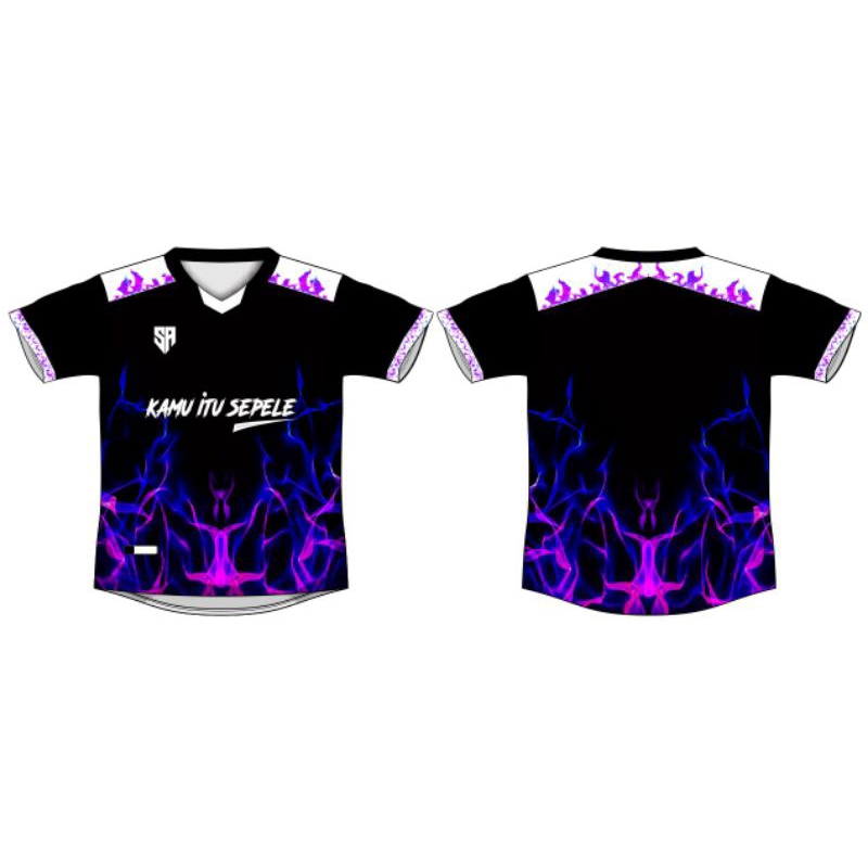 Jersey Bola Anak Custom Nama