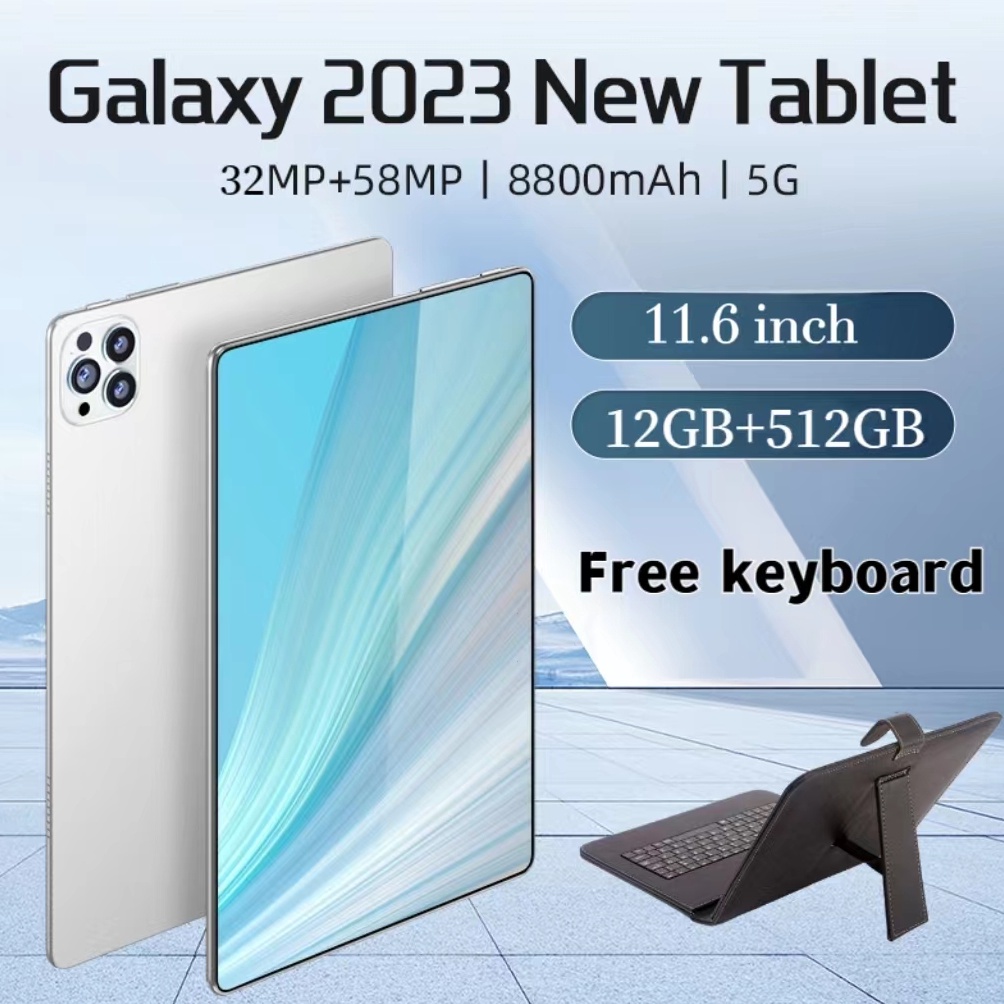 ART K2Z Tablet PC Asli Baru Tablet Android Murah 12GB512GB 116inch Layar Full Screen Layar Besar Free keyboard 5G Dual SIM Tablet Untuk Anak Belajar Tablet Gaming Murah