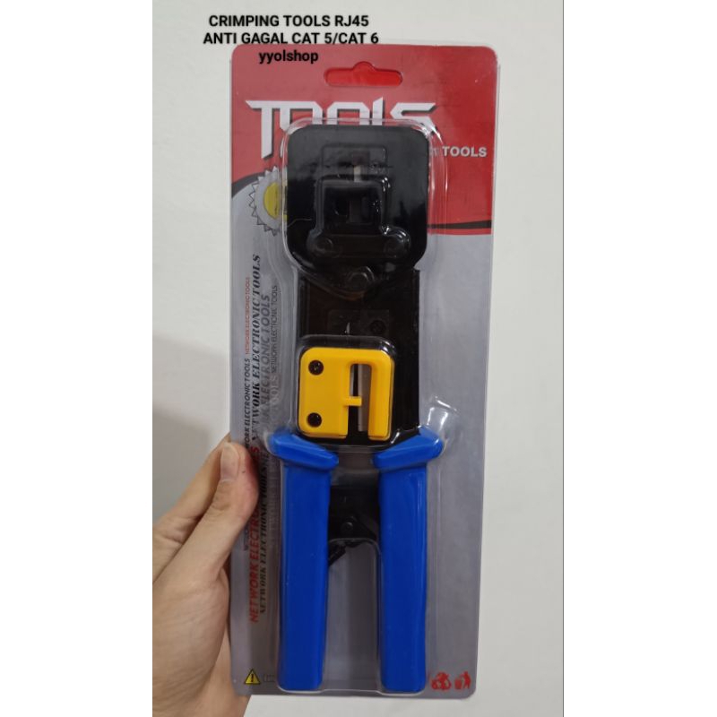 TANG CRIMPING ANTI GAGAL RJ45 RJ11 KUALITAS BAGUS