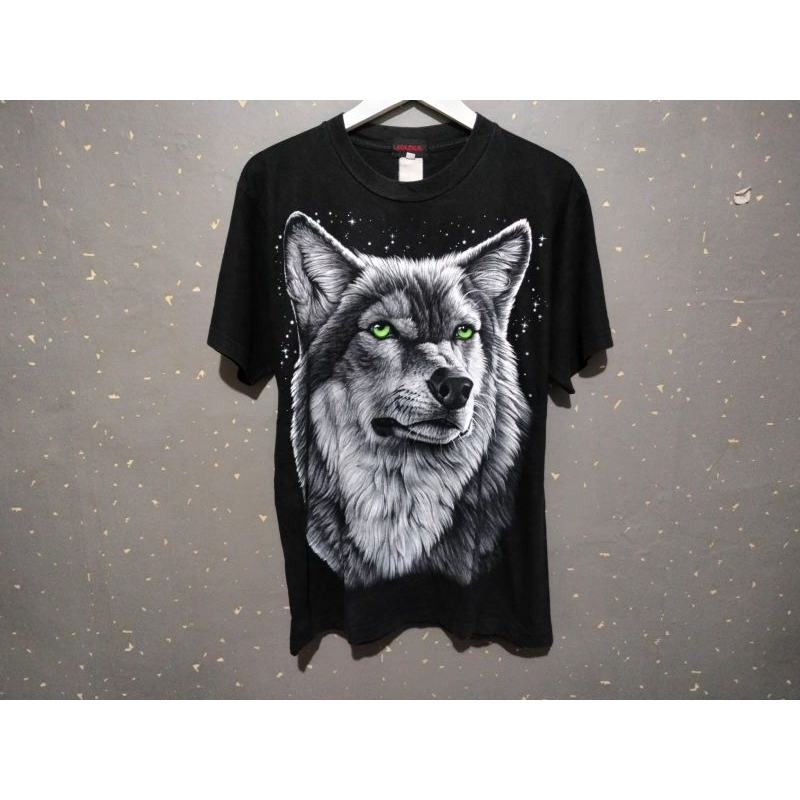 Tshirt Vintage Aop Full Print Wolf Zolder not The Mountain