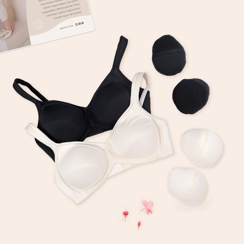 Sorella Mastektomi Mastectomy Bra Bellamore Wireless Include Pad N11-29935B Breast Cancer Bra