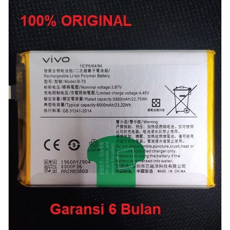 VIVO Battery Vivo Y55s 5G B-T5 Original