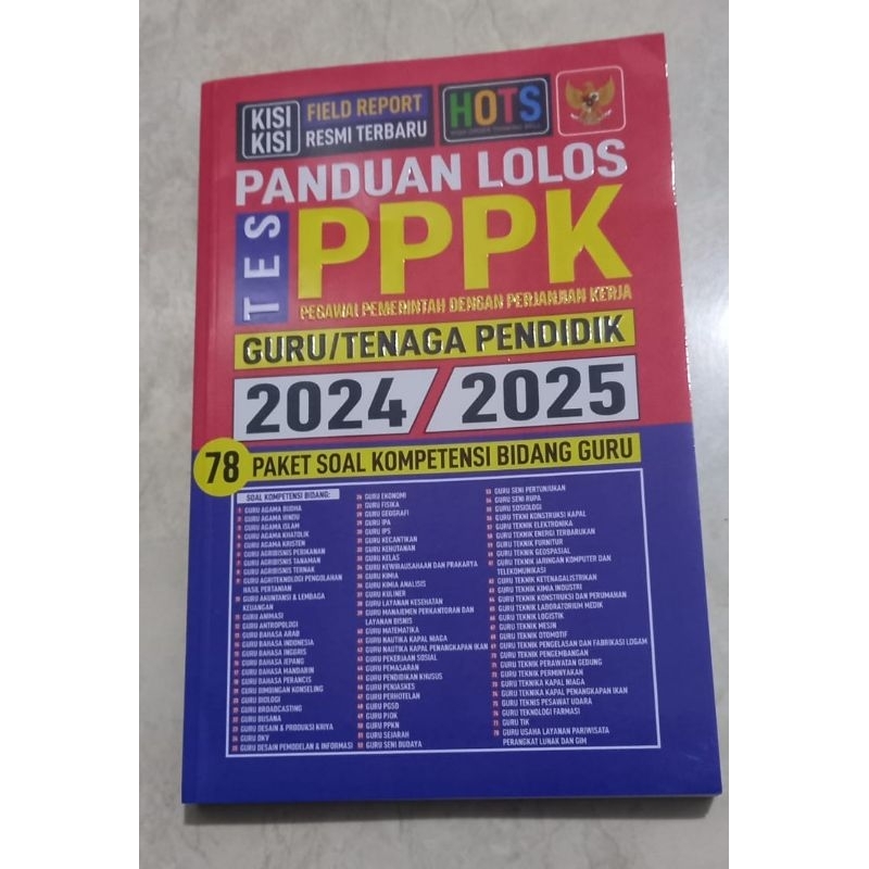 

buku panduan lolos tes PPPK (guru) 2024-2025