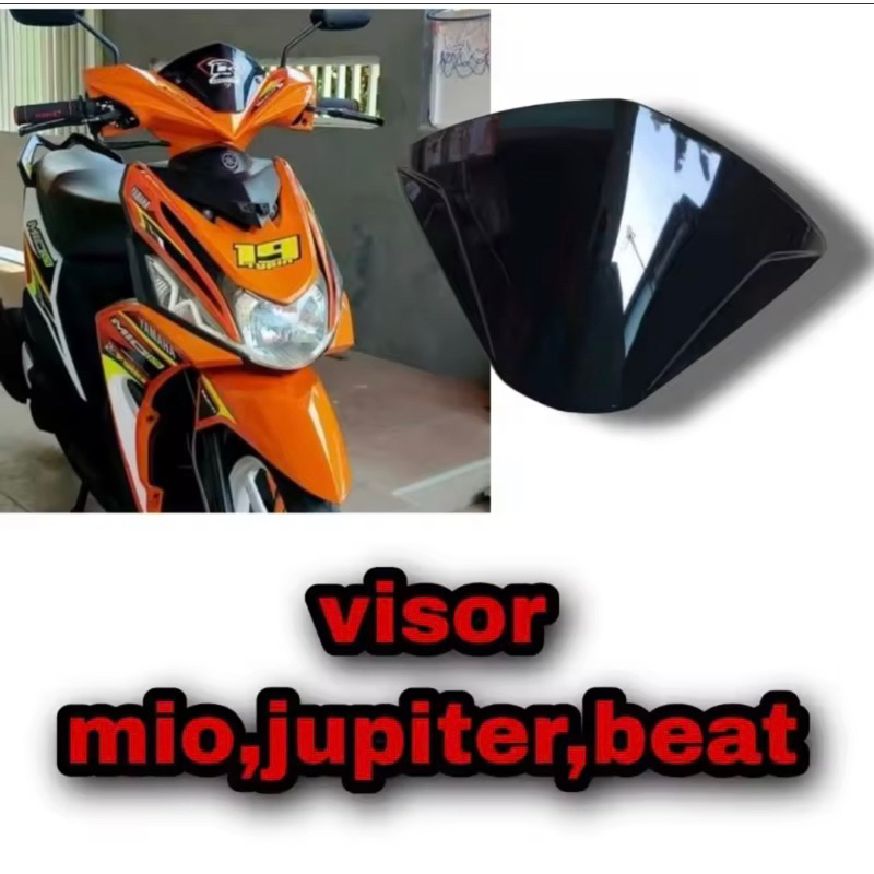 Visor Jupiter Mx Lama Hitam - Visor Jupiter MX Old