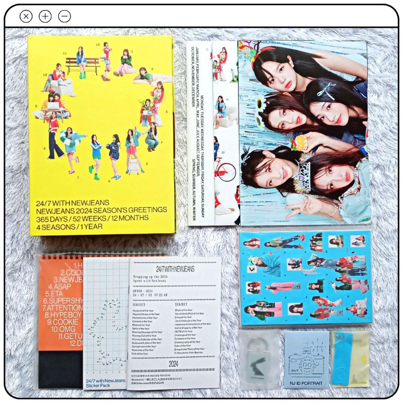 [Sharing] NEWJEANS 2024 SEASON'S GREETINGS '24/7 WITH NEWJEANS'