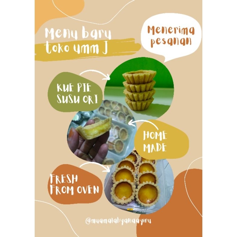 

Kue pie susu original isi 10