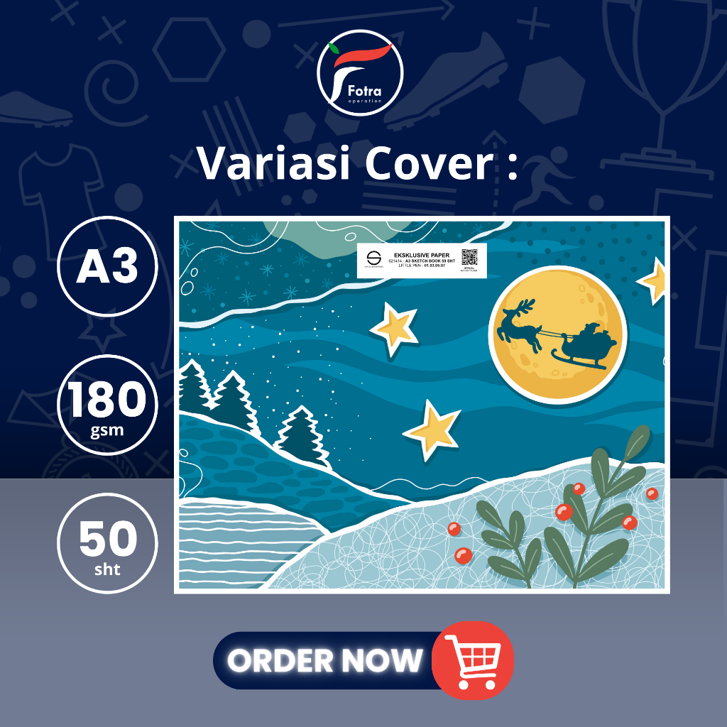 

Sketchbook Sketch Book A3 150gsm Everyouth - Kertas Buku Gambar & Sketsa Everyouth