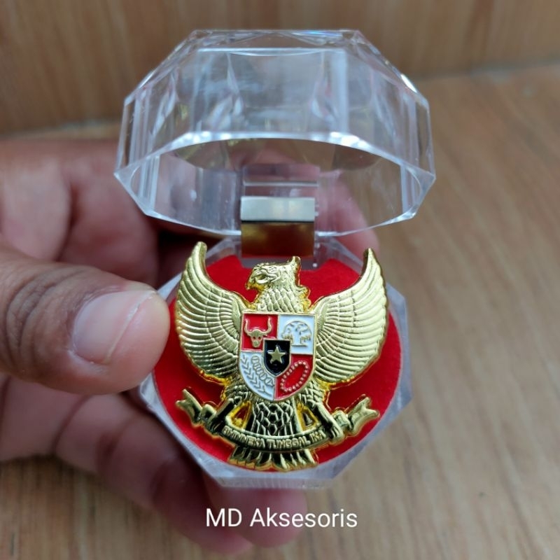 Pin Garuda Kuningan Cor 3cm Pin Garuda Peniti