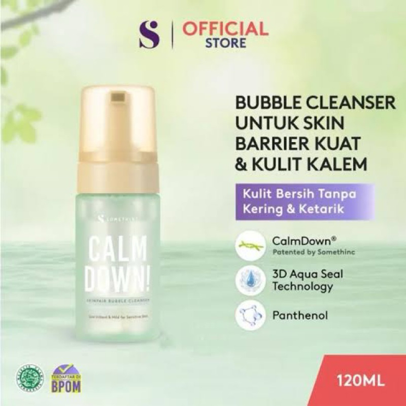 Near expired Somethinc Calm Down Cleanser 120ml
