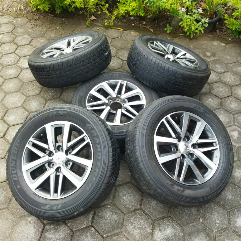 velg fortuner vrz R18 pcd 6x139 original + ban. satuan