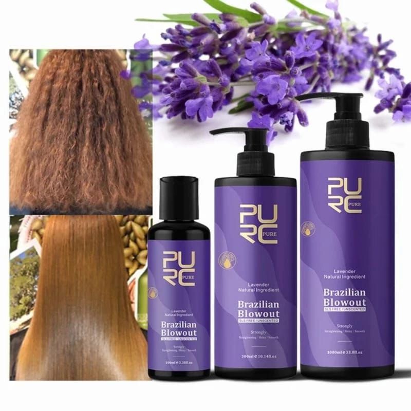 PURC Keratin Brazilian 1000 ml Lavender Hair treatment ORI