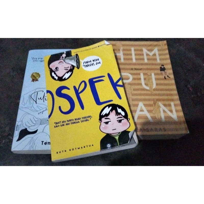 [PRELOVED] NOVEL OSPEK HIMPUNAN TULISAN SASTRA