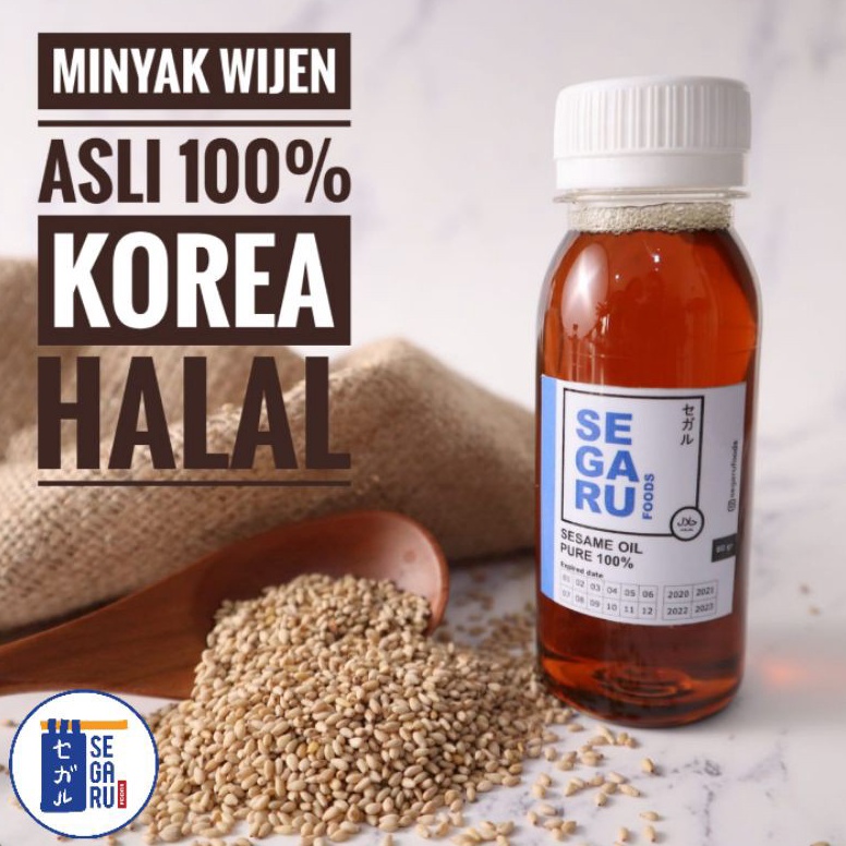 

cmReady Minyak Wijen Korea Asli 1 Korean Sesame Oil 1 Halal M83