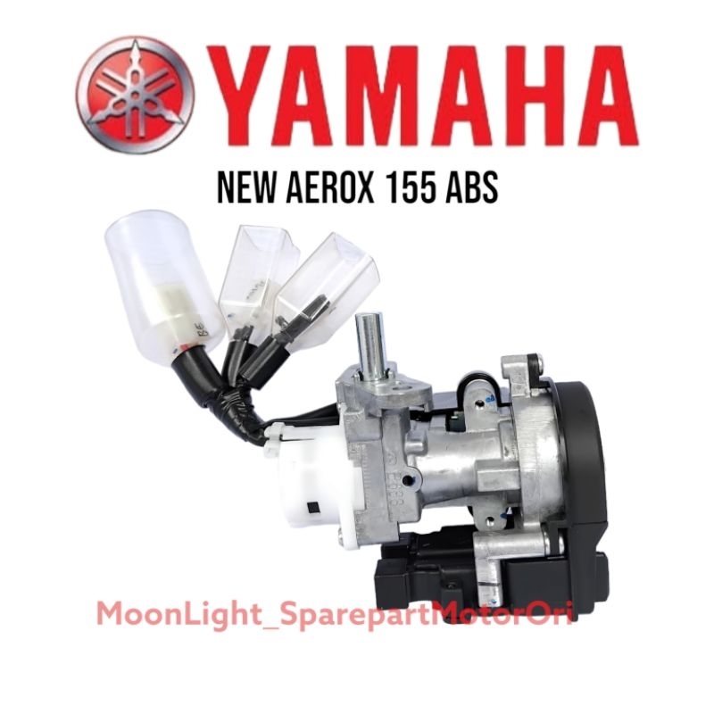 KUNCI KONTAK KEYLESS AEROX 155 NEW CONNECTED ABS 2021 2022 2023 ORI ORIGINAL ASLI YAMAHA BBP-H2501-1