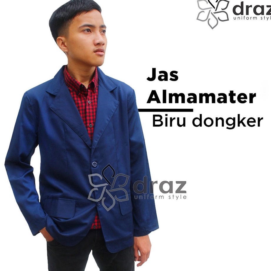 Free Ongkir JAS ALMAMATER BIRU DONGKER NAVY SEKOLAH OSIS PONDOK PESANTREN JAS ALMAMATER KAMPUS UNIVE