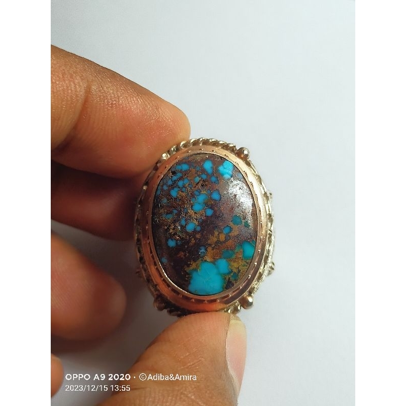 Pirus Persia Lawasan ring perak pesanan mewah