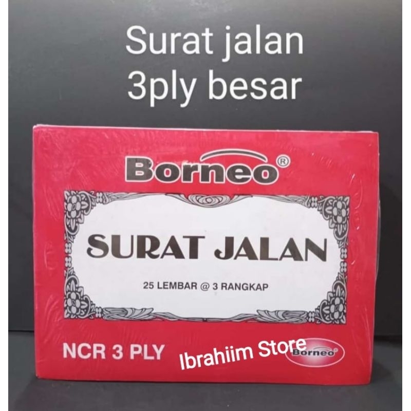 

SURAT JALAN BESAR 3 PLY NCR 3 RANGKAP / SURAT KIRIM BARANG BESAR