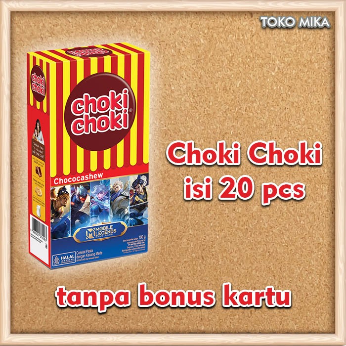 

Choki Choki 1 Pack 20pcs 180g Grosir Murah Tanpa Bonus Kartu Cocok Untuk Jualan Warung