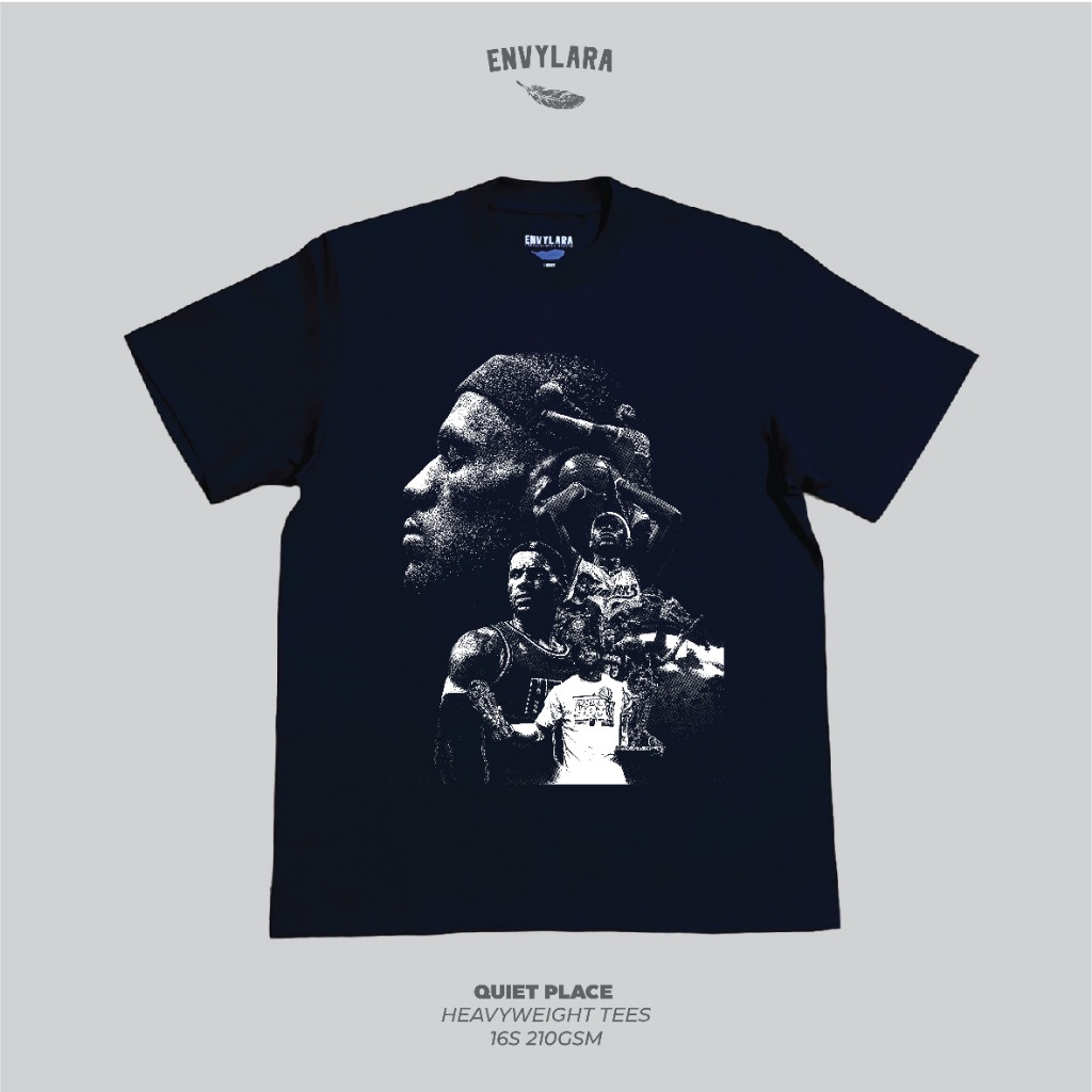 Lebron James Tshirt Heavyweight Cotton Combed 16s Kaos NBA Vintage Bootleg