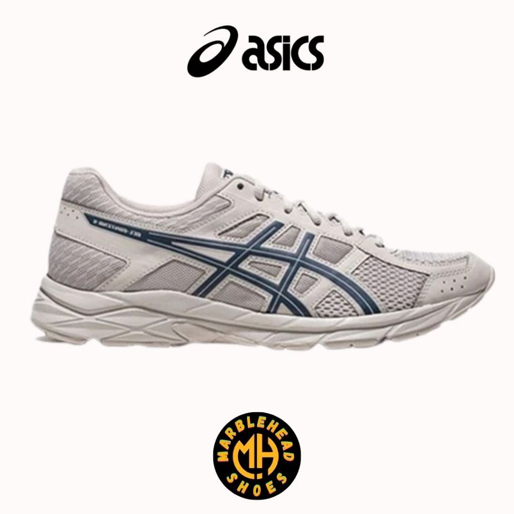 Sepatu Sneakers Asics Gel Contend 4 Grey Blue 100% Original BNIB