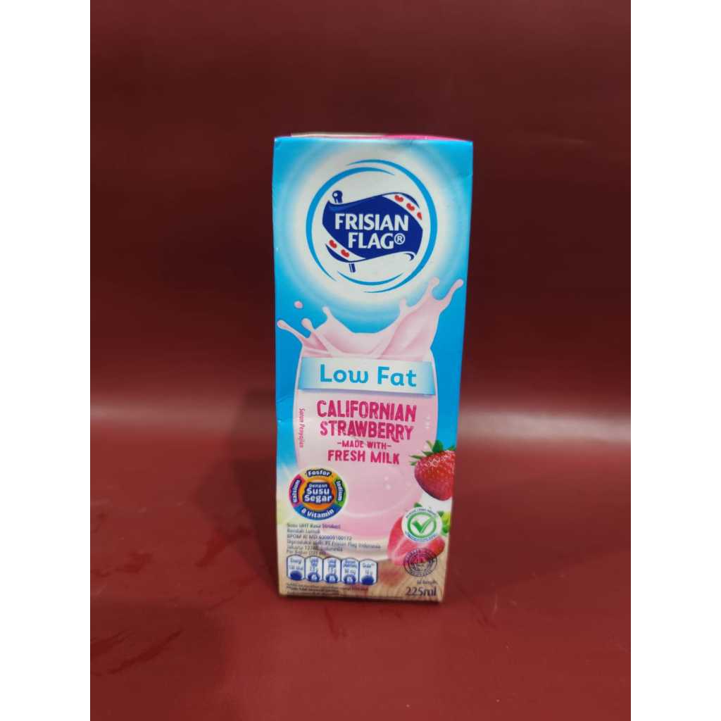 

Frisian Flag UHT Lowfat Californian Strawberry 225ML