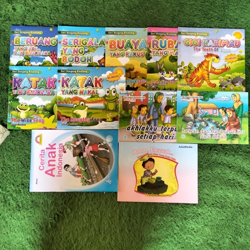 ORIGINAL BUKU CERITA ANAK INDONESIA SERI DONGENG BINATANG BERUANG YANG ADIL DAN BIJAKSANA SERIGALA B