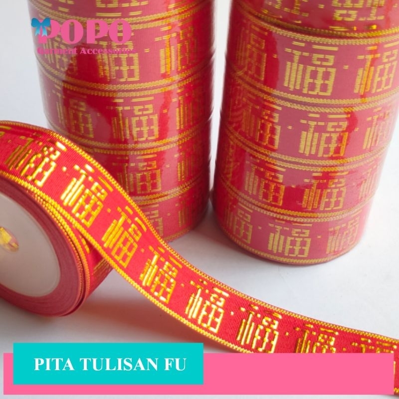 

pita fancy / fu ( ukuran:2.5cm ) isi: 10 yard