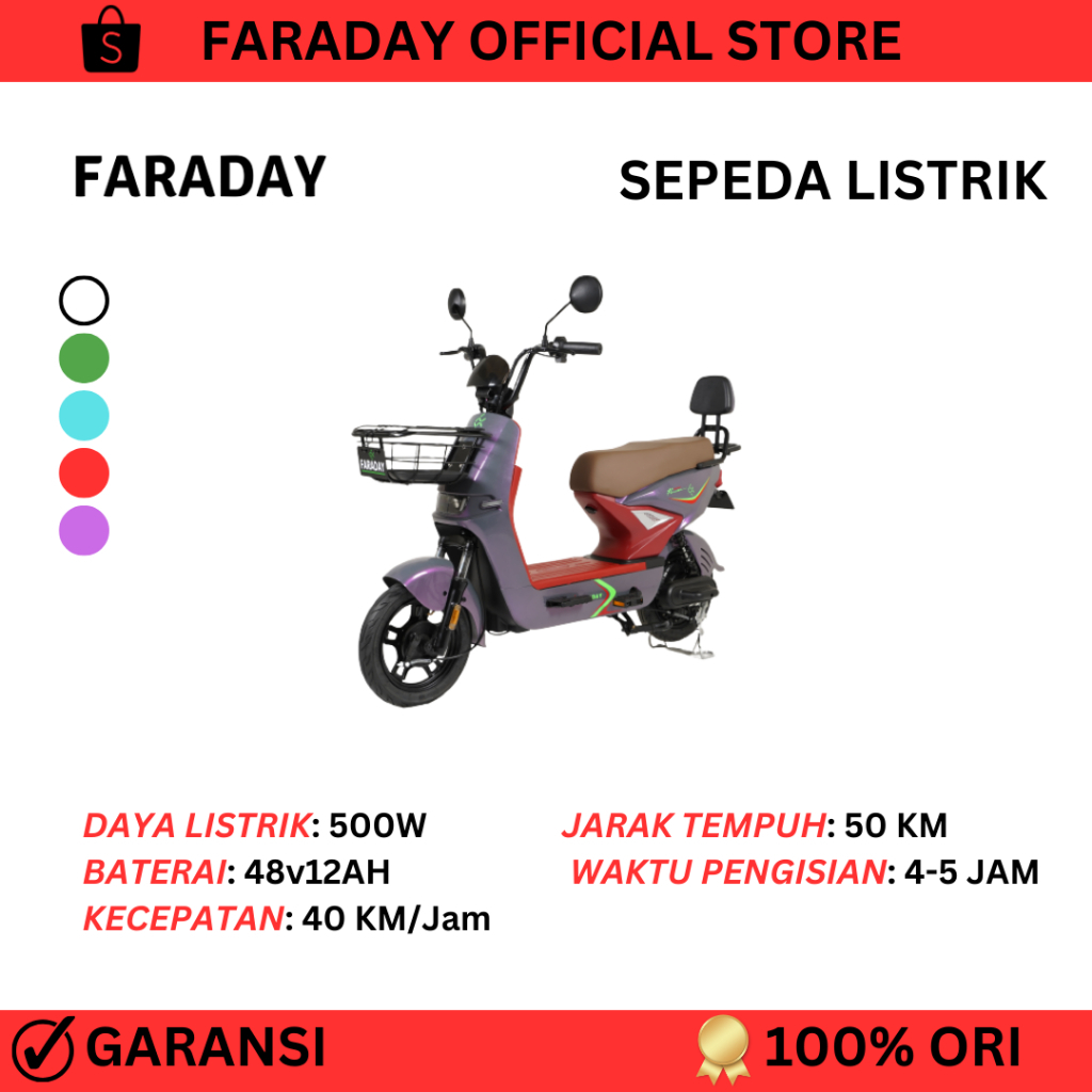 Sepeda Listrik FARADAY F-22