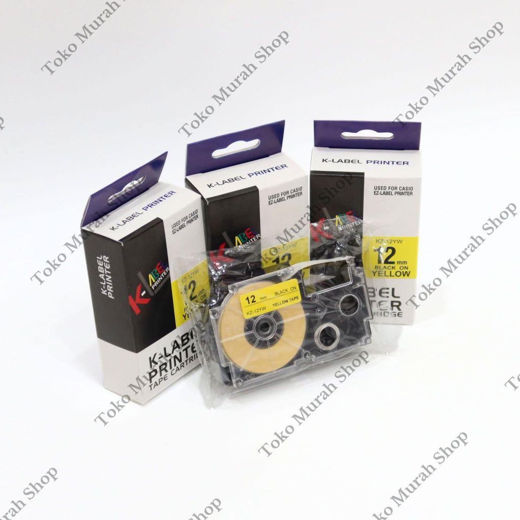 

Label 12mm For Casio K-Label Printer Tape Catridge for Casio KZ-12YW