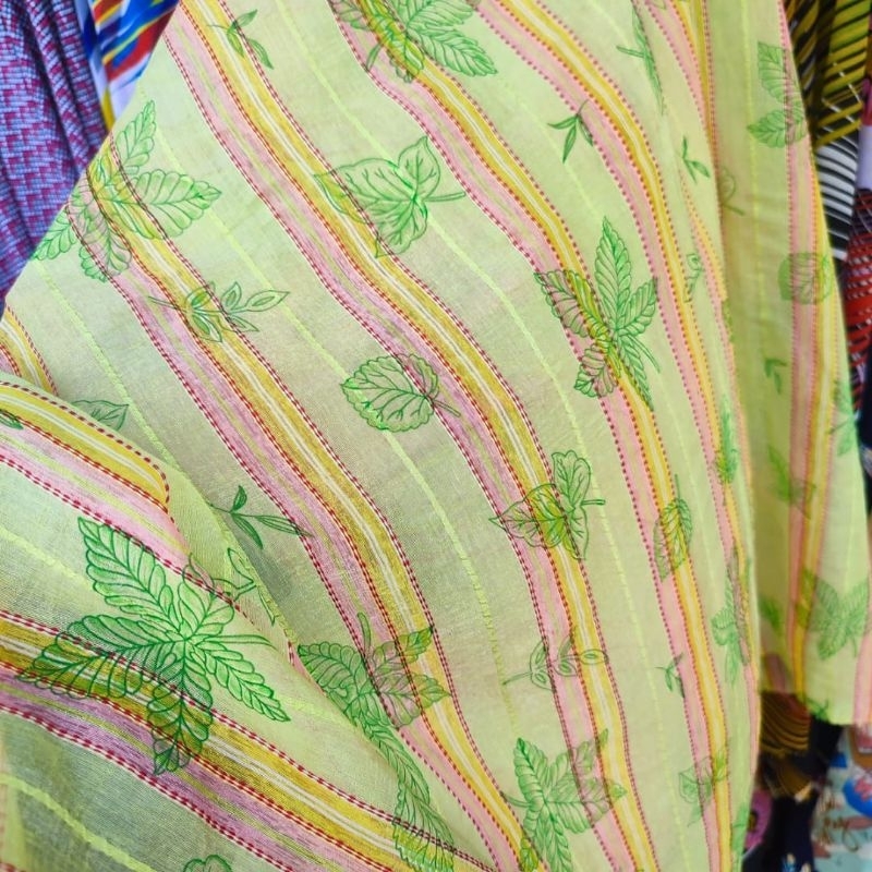 kain organza motif tr  - kain pesta- kain organdi motif bunga