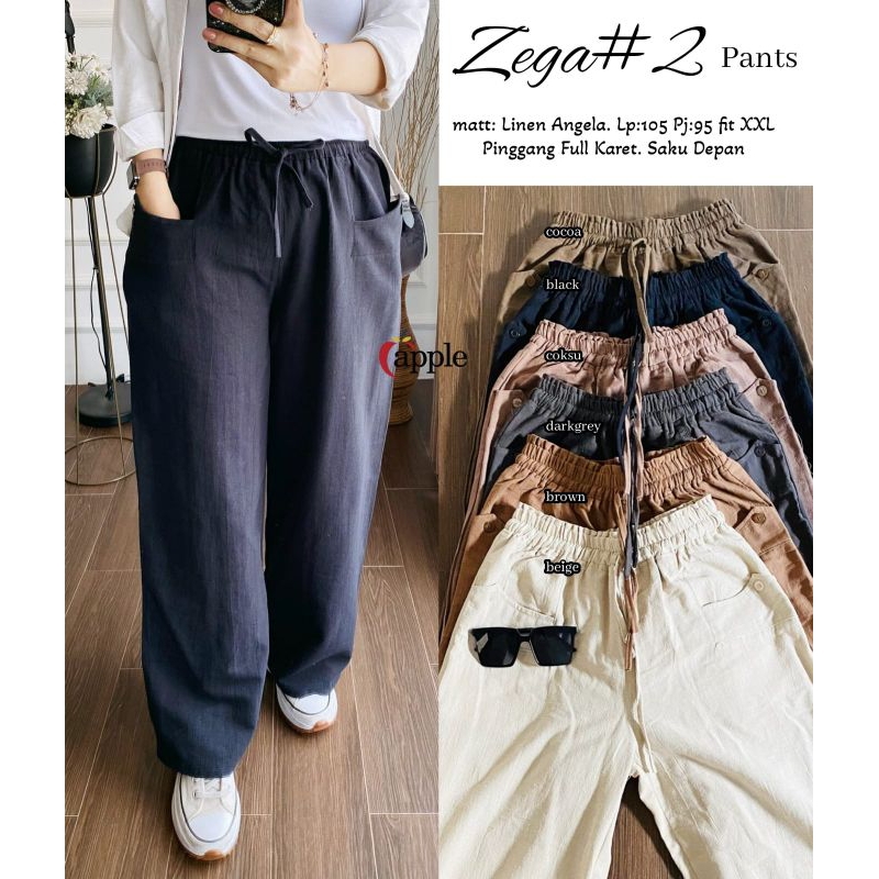 zega pants//katun linen//apple