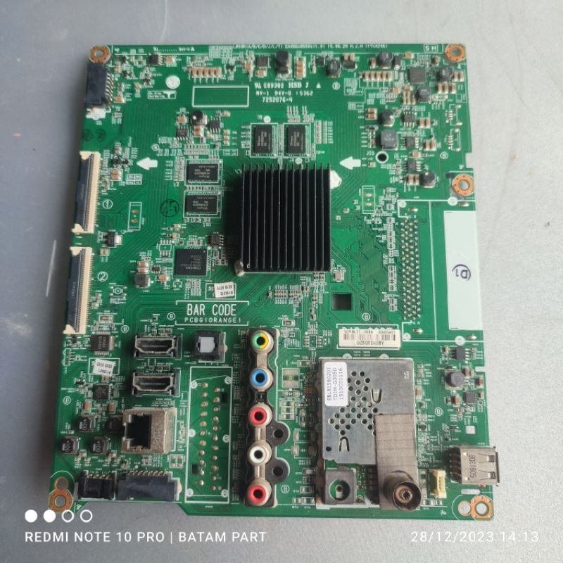 MB MAINBOARD MOTHERBOARD MESIN TV LED LG 49UF640T - 49UF640 T