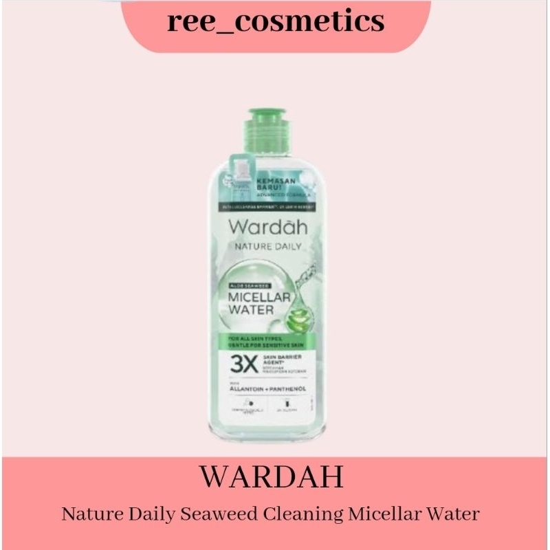 Wardah Nature Daily Seaweed Cleansing Micellar Water | Wardah Micellar Water