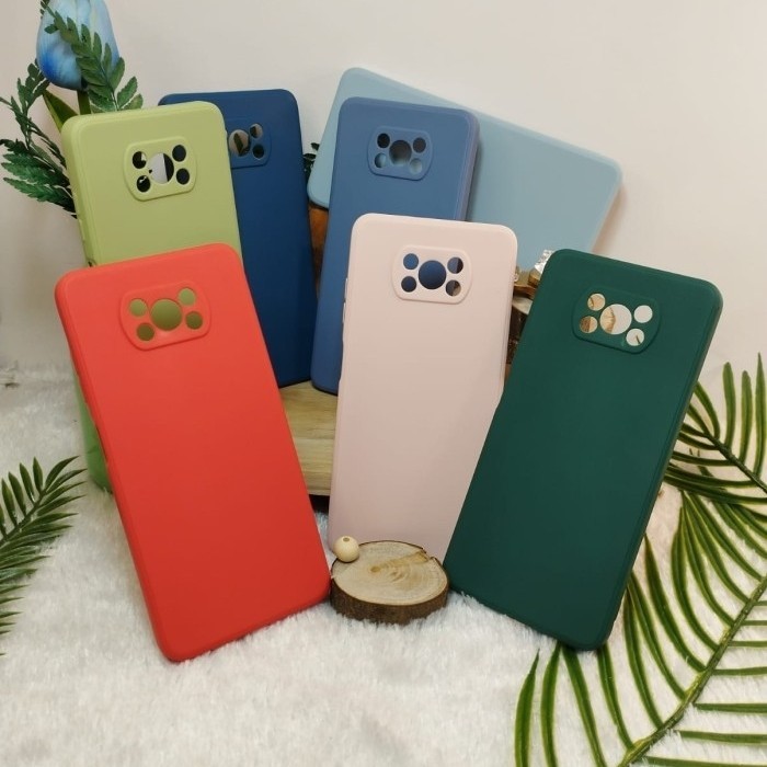 Softcase Vogue Xiaomi Poco X3 NFC/X3 Pro Silicon Case Warna Casing Anti Noda Jamur