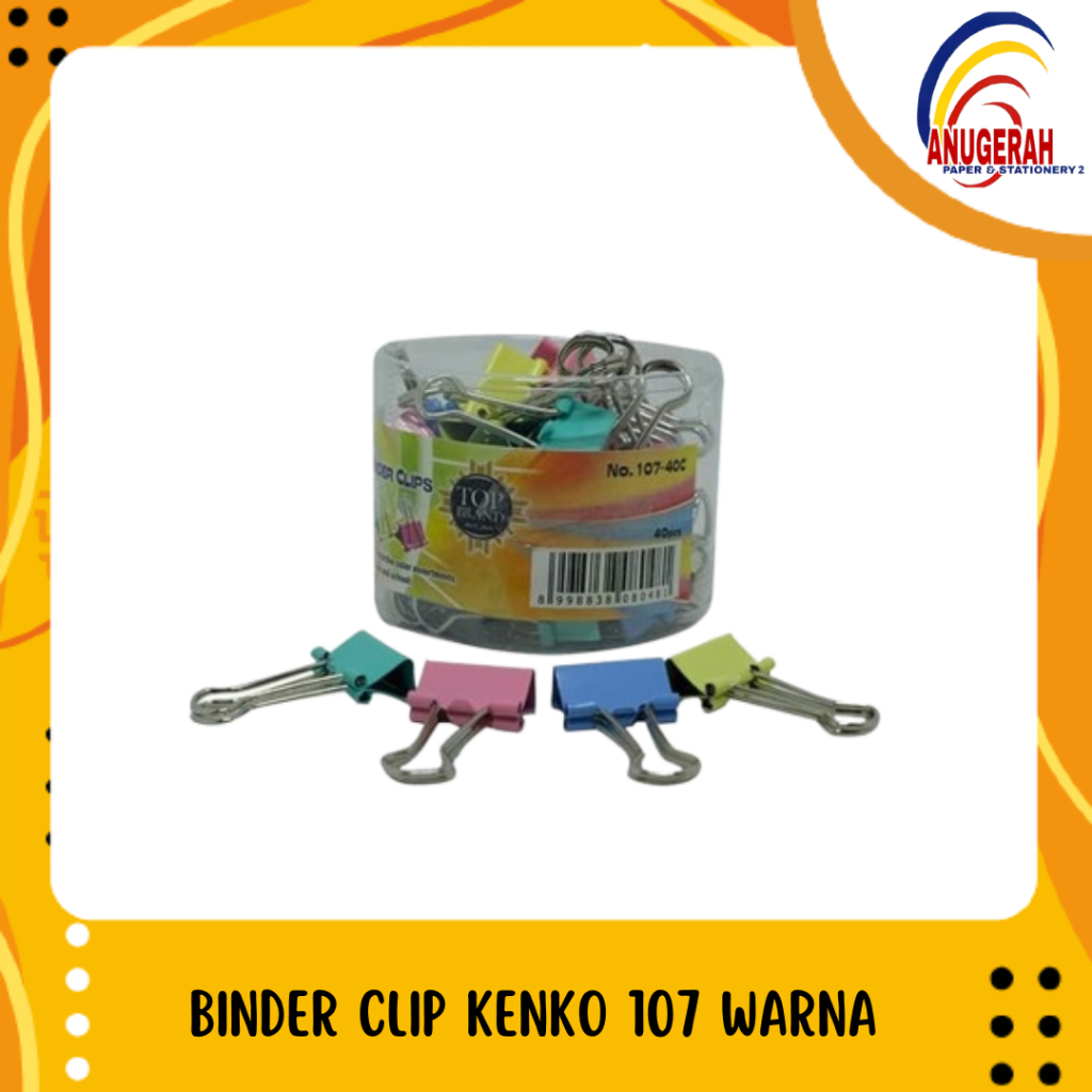 

BINDER CLIP KENKO 107 WARNA (PAK)