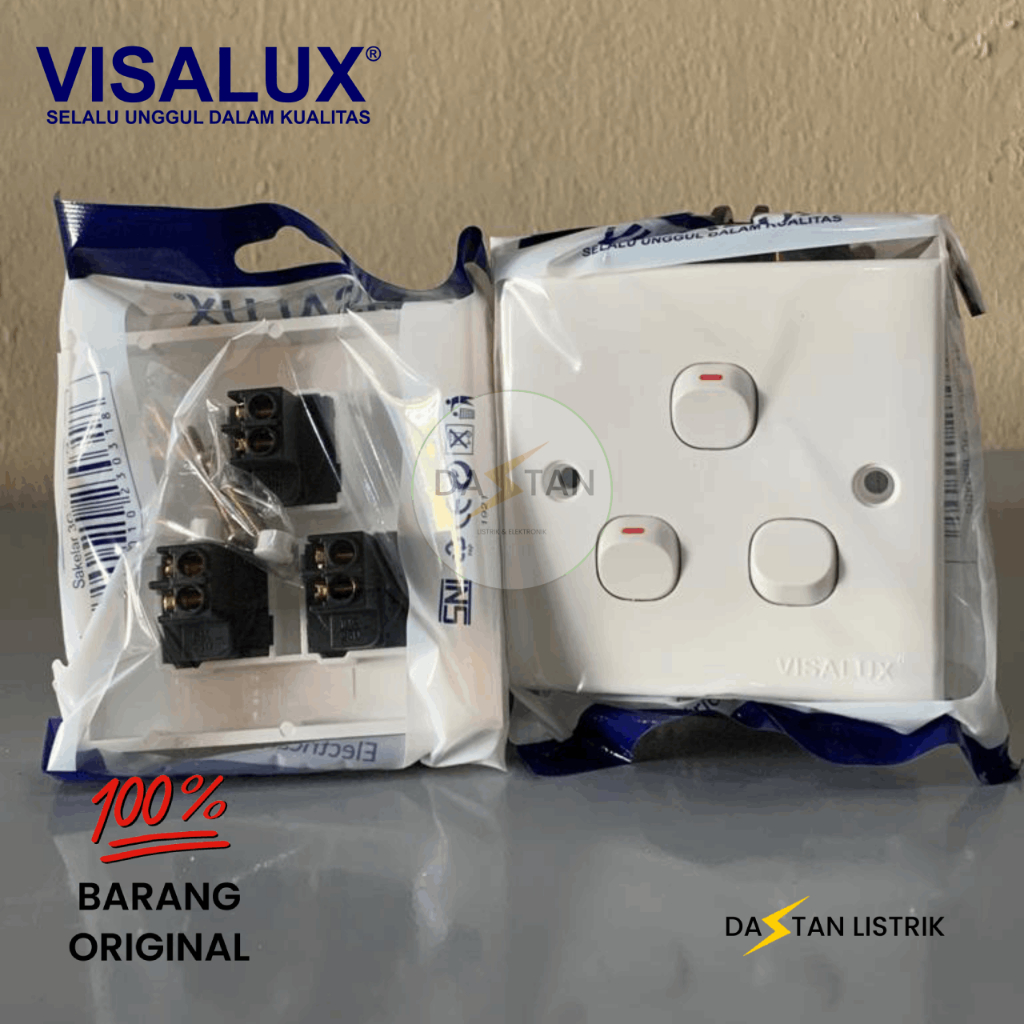 IB Saklar Triple Clasic Visalux / Saklar TIga / Saklar Lampu Triple ORIGINAL