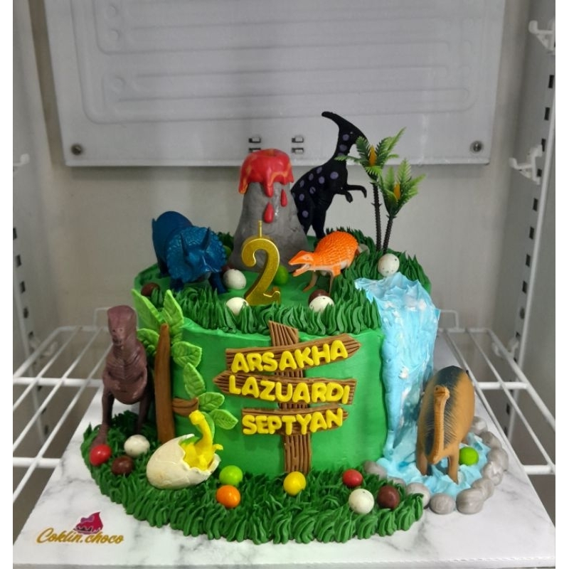 

KUE ULANG TAHUN DINOSAURUS/ KUE ULTAH DINO / DINO CAKE / CAKE CUSTOM JAKARTA / CAKE BIRTHDAY TIREX / TIREX CAKE / TIREK DINO