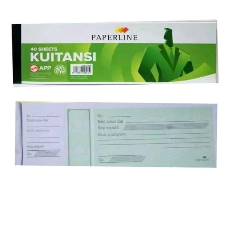 

BUKU KWITANSI PAPERLINE KT40T TANGGUNG / SEDANG / BUKU KUITANSI PAPERLINE KT40T TANGGUNG