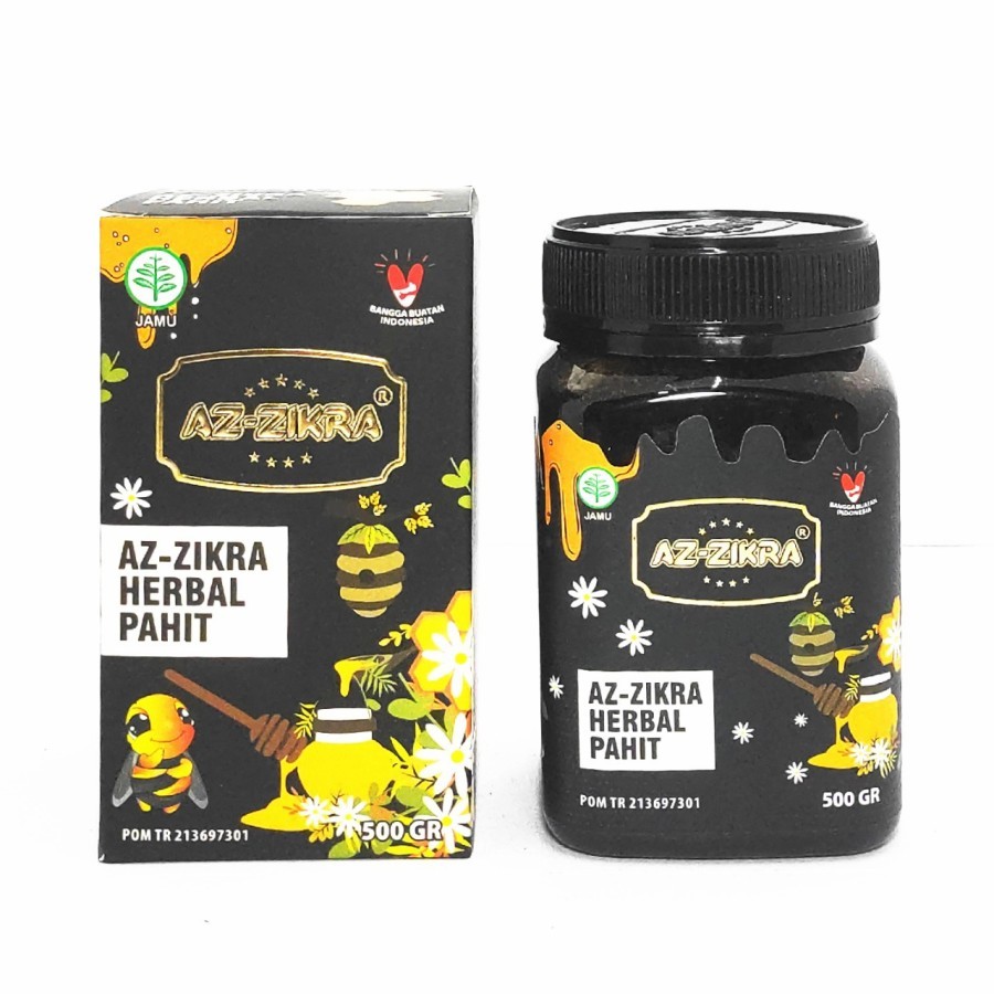 Madu Az-Zikra Az Zikra AzZikra Herbal Hitam Pahit 500gr Asli Original