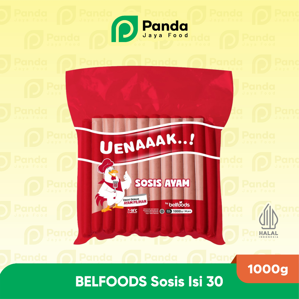 

Belfoods Uenaaak Sosis Ayam 1000 Gram