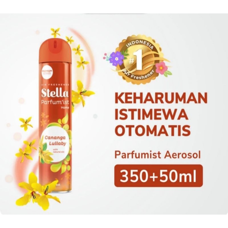 Stella aerosol 350 ml cananga lullaby/stella pengharum ruangan/stella semprot