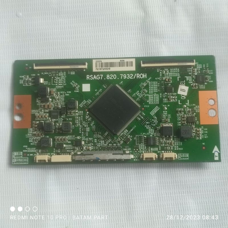 T con Tcon Ticon BOARD logic tv LED Smart HISENSE 55A6501 - 55A6501UW - RSAG7.820.7932/ROH